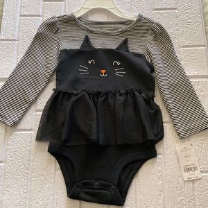 Kitty one piece with sewn in tutu